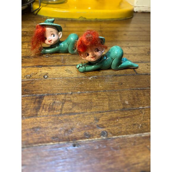 2 Vintage Brinn's Pixie Elves - Picture 1 of 10